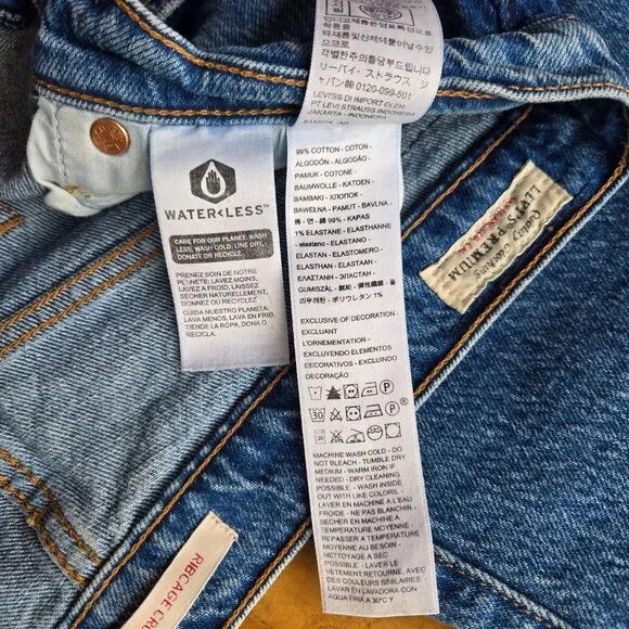 Levi's Ribcage Crop Boot 32 - Picture 3 of 6